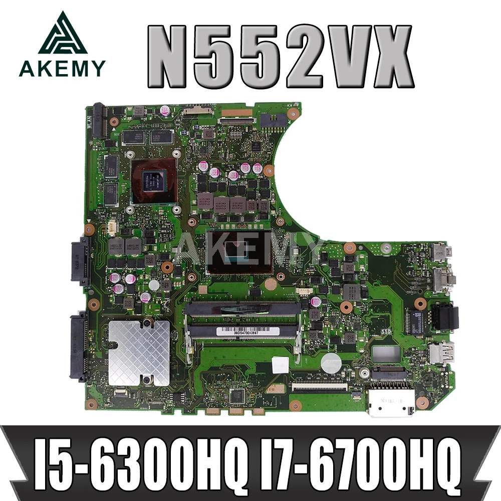 Материнская плата для ноутбука Akemy New Материнская плата Asus N552VX N552VW N552V W/ I5-6300HQ GTX960M GTX950M
Материнская плата для ноутбука Akemy New Материнская плата Asus N552VX N552VW N552V W/ I5-6300HQ GTX960M GTX950M