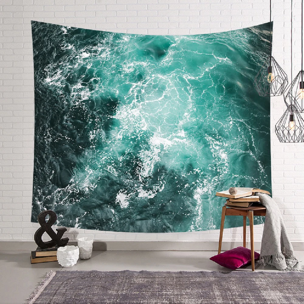 Blue High Ocean Wave Tapestry Sea Wave Rolling Nature Simple Art Tapestries Bedroom Living Room Dorm Home Decor Wall Hanging
Blue High Ocean Wave Tapestry Sea Wave Rolling Nature Simple Art Tapestries Bedroom Living Room Dorm Home Decor Wall Hanging