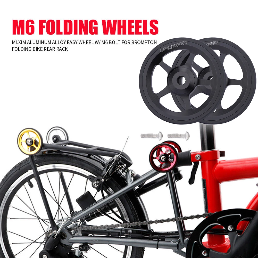 ForBrompton Rear Rack Easywheel 60mm Aluminum Alloy Easy Wheel Folding Bike Cargo Racks Accessories Bicycle Rack Easywheel
ForBrompton Rear Rack Easywheel 60mm Aluminum Alloy Easy Wheel Folding Bike Cargo Racks Accessories Bicycle Rack Easywheel