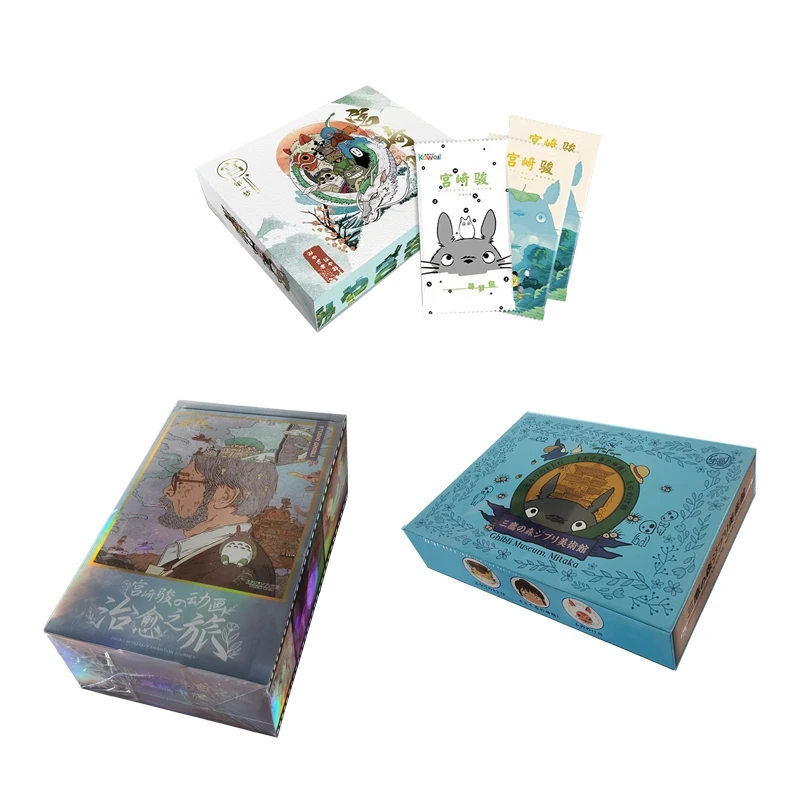 

The Studio Ghibli Hayao Miyazaki Anime Figures Series DX SSP Collection Cards Child Kids Birthday Gift Table Toys For Christmas