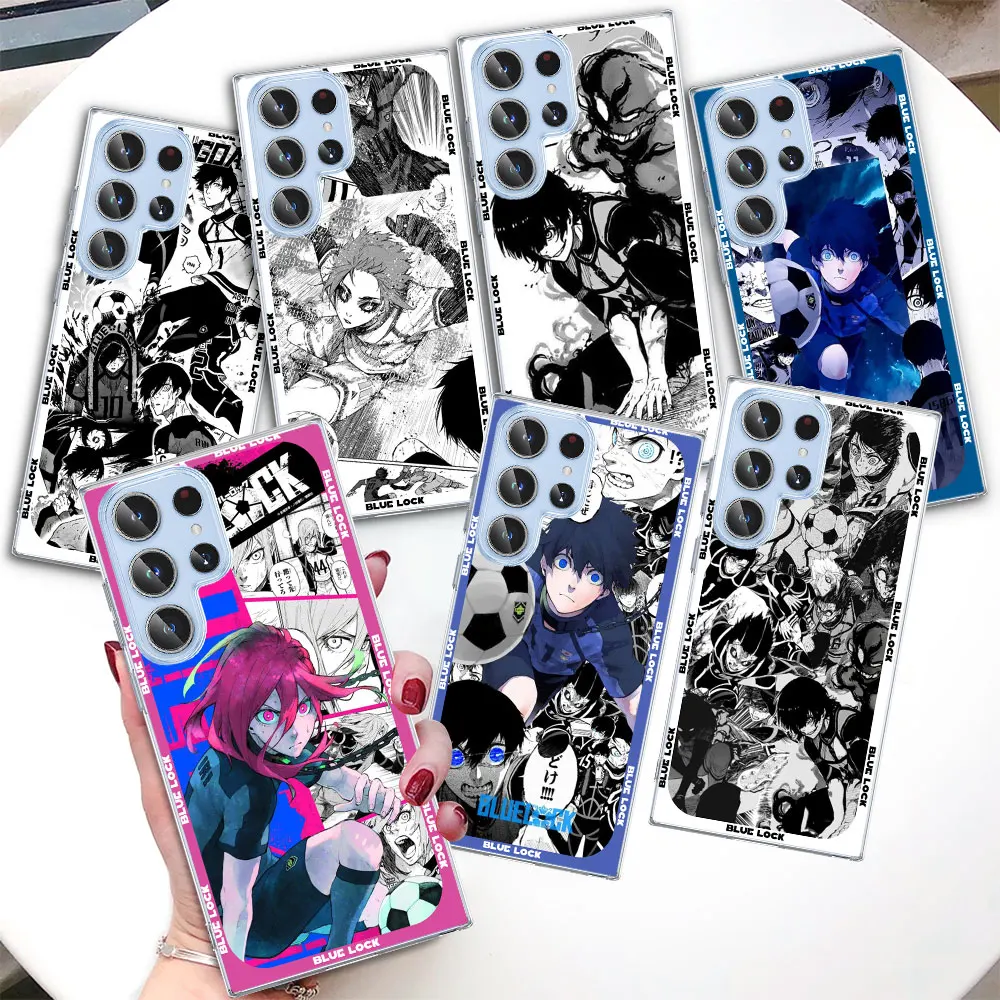 Anime Blue Lock Case for Samsung Galaxy S23 S22 Ultra S21 S20 FE TPU Cases S10 5G S9 S8 Plus S10e S7 Edge Clear Phone Cover
Anime Blue Lock Case for Samsung Galaxy S23 S22 Ultra S21 S20 FE TPU Cases S10 5G S9 S8 Plus S10e S7 Edge Clear Phone Cover