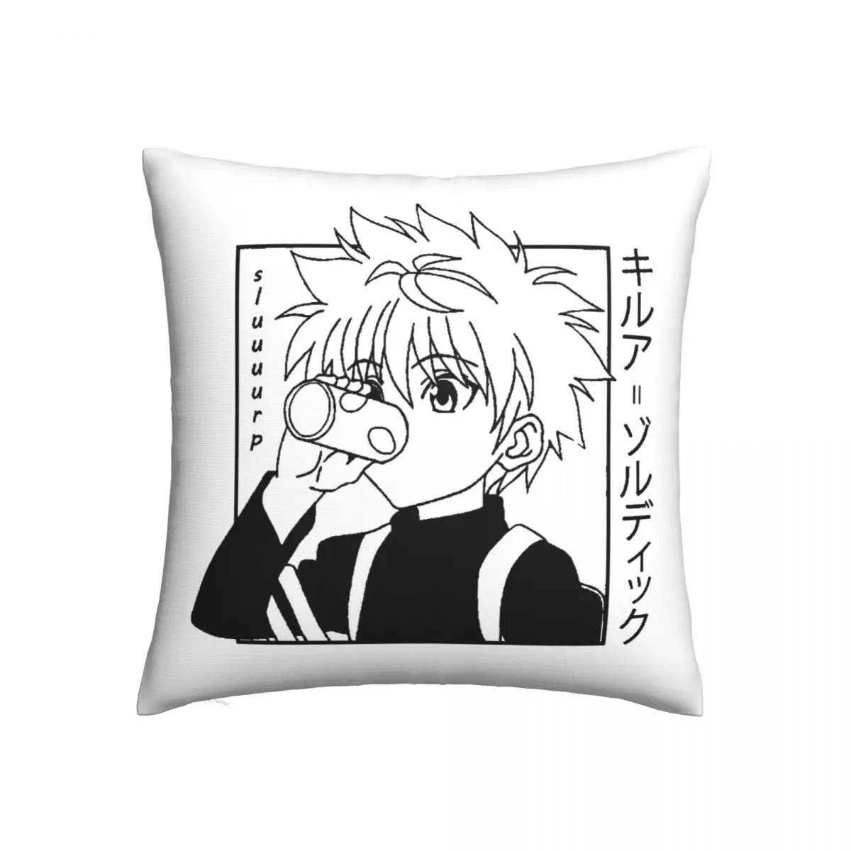 Killua Drinking Water Pillow Case HXH Anime Polyester Bed Pillowcase Zipper Summer Universal Cover
Killua Drinking Water Pillow Case HXH Anime Polyester Bed Pillowcase Zipper Summer Universal Cover