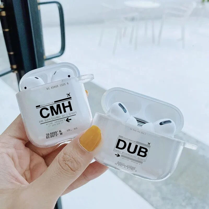 Exclusive Label Air Tickets Transparent TPU silicone Bluetooth Airpod Case For Airpod 1 2 Airpod pro soft cover For Airpod 3
Exclusive Label Air Tickets Transparent TPU silicone Bluetooth Airpod Case For Airpod 1 2 Airpod pro soft cover For Airpod 3