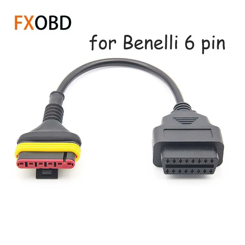 OBD Motobike Connector 6pin To 16pin Female for Benelli TRE1130K TRE899K TNT1130 OBD2 Convert Motorcycle Adaptor Extension Cable
OBD Motobike Connector 6pin To 16pin Female for Benelli TRE1130K TRE899K TNT1130 OBD2 Convert Motorcycle Adaptor Extension Cable