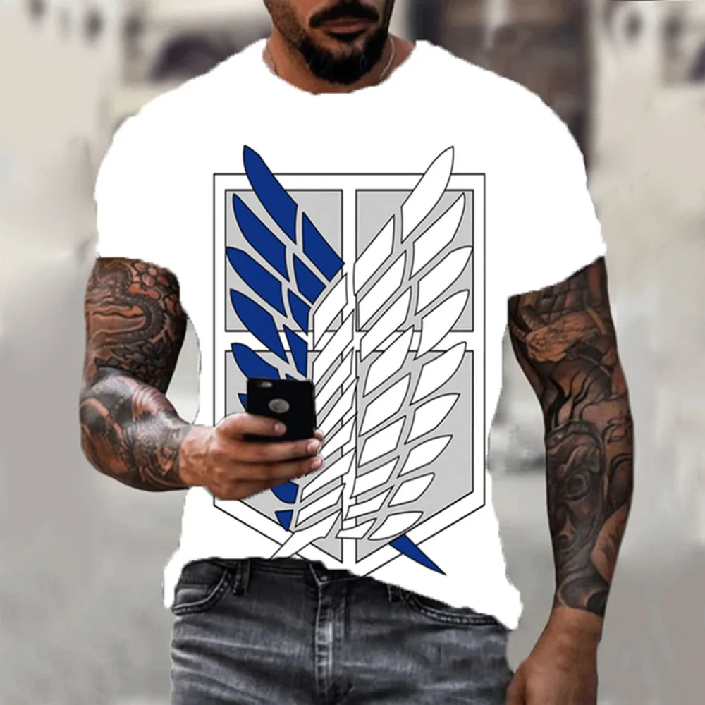Tokyo T-shirt 2021 new summer men's short-sleeved 3D printing attack giant anime top fashion breathable sports running wear
Tokyo T-shirt 2021 new summer men's short-sleeved 3D printing attack giant anime top fashion breathable sports running wear