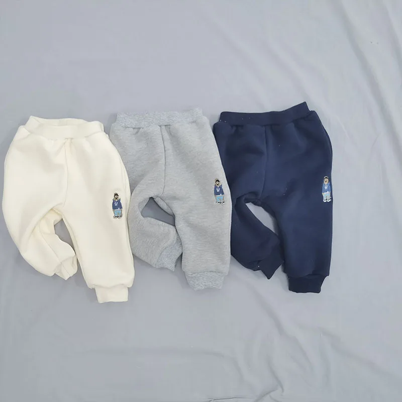 Baby Autumn Winter Loose Sports Pants Toddler Girls Cute Bear Solid Simple Soft Comfortable Trousers Boys Fleece Cotton Pants 
Baby Autumn Winter Loose Sports Pants Toddler Girls Cute Bear Solid Simple Soft Comfortable Trousers Boys Fleece Cotton Pants