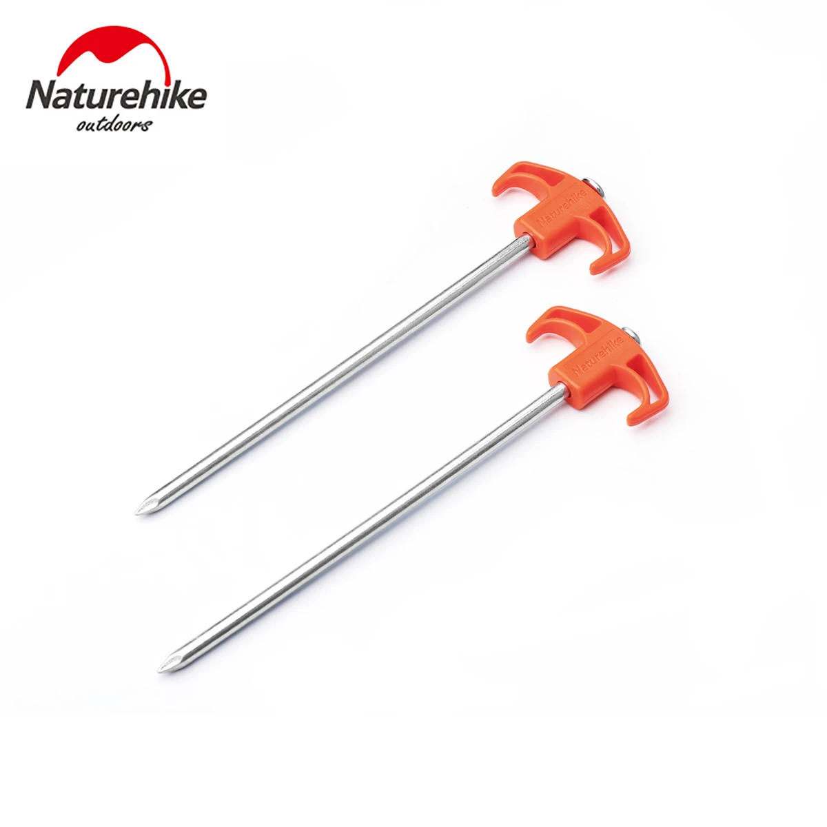 

Naturehike 2pcs/set 25cm Galvanized iron Nail Tent Pegs Stake Fit Camping Hiking Equipment Outdoor Traveling Tent Accessories