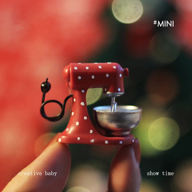 1PC Doll house mini home accessories red simulation mini mixer accessories shooting scene props
1PC Doll house mini home accessories red simulation mini mixer accessories shooting scene props