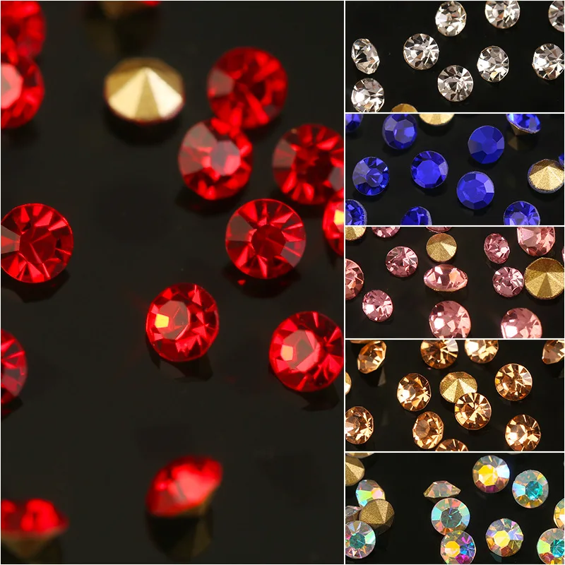 QIAO SS3-10 Pointback Rhinestones Set Gold Base Glitter Crystal Diamond Nail Gems for Exquisite Nail Art Rhinestones Decorations
QIAO SS3-10 Pointback Rhinestones Set Gold Base Glitter Crystal Diamond Nail Gems for Exquisite Nail Art Rhinestones Decorations