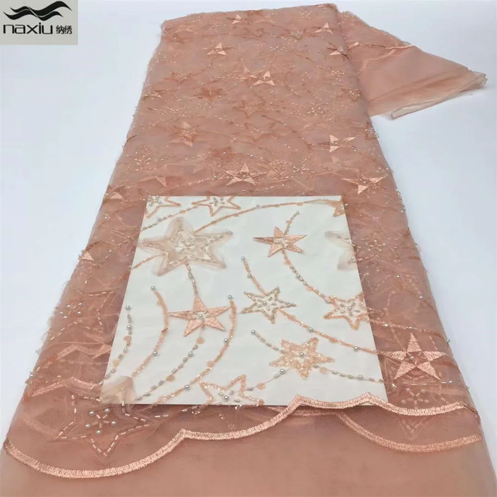 Madison Nigerian Tulle Lace Fabric For Wedding 2022 African French Beaded Lace Fabric Glitter Sequence Lace Fabrics 5Yards
Madison Nigerian Tulle Lace Fabric For Wedding 2022 African French Beaded Lace Fabric Glitter Sequence Lace Fabrics 5Yards