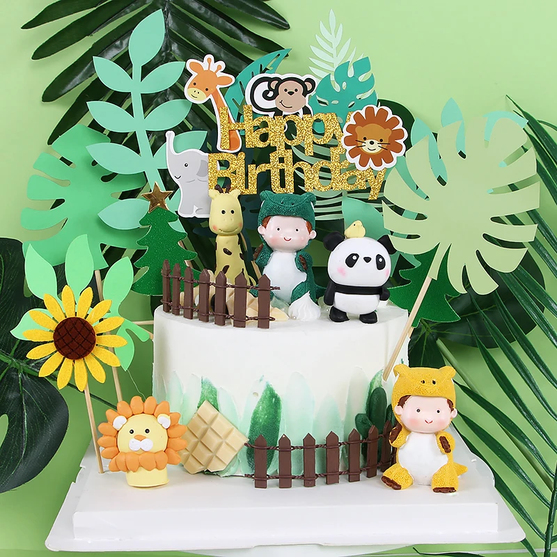 Cake Topper Forest Soft clay Animal Cake Decoration Lion Giraffe Cupcake Baby Happy Birthday Favors Decor Baking Cakes Supplies
Cake Topper Forest Soft clay Animal Cake Decoration Lion Giraffe Cupcake Baby Happy Birthday Favors Decor Baking Cakes Supplies