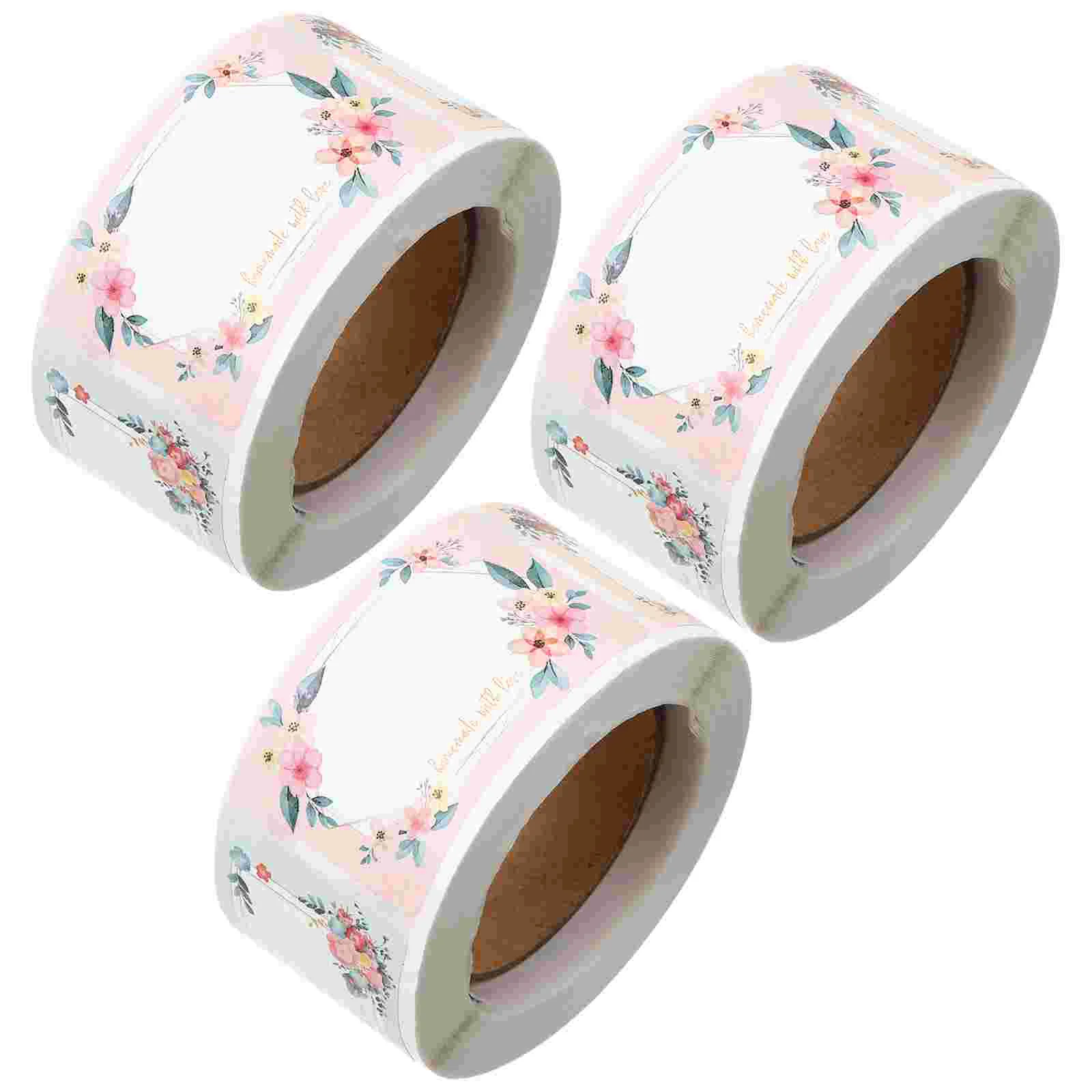 3 Rolls Name Sticker Floral Bottle Label Blank Flower Stickers Food Labels Jar Office
3 Rolls Name Sticker Floral Bottle Label Blank Flower Stickers Food Labels Jar Office