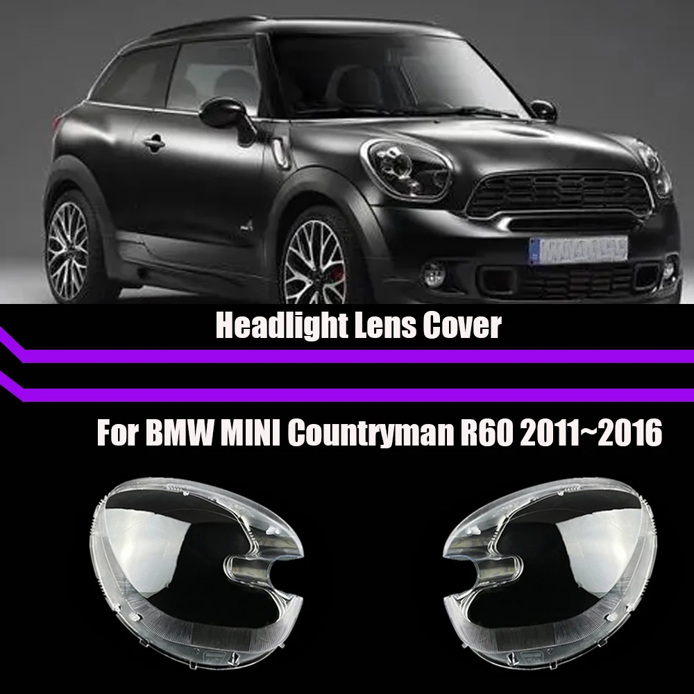 Car Transparent Headlamp Shade Headlight Caps Glass Head Lamp Shell Lampshade Lens Cover For BMW MINI Countryman R60 2011~2016
Car Transparent Headlamp Shade Headlight Caps Glass Head Lamp Shell Lampshade Lens Cover For BMW MINI Countryman R60 2011~2016