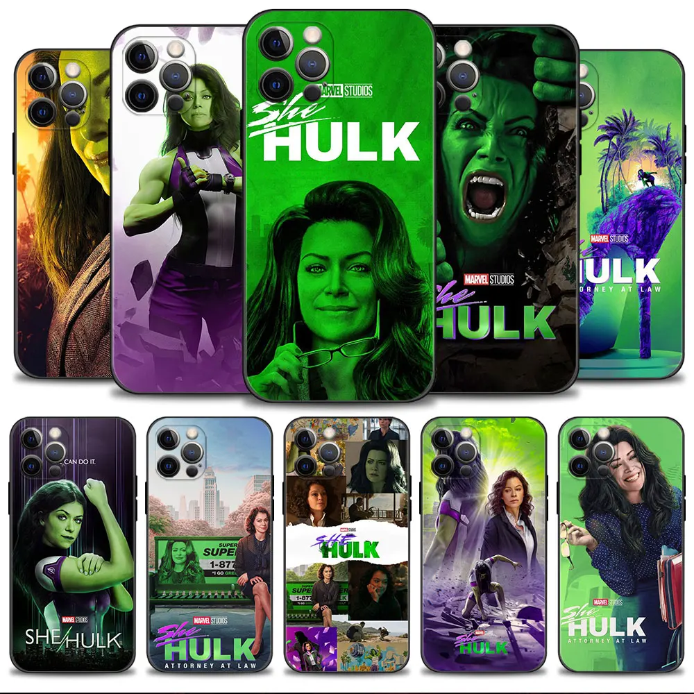 Marvel Hero She Hulk Phone Case For Apple iPhone 14 13 12 11 Pro Max 13 12 Mini XS Max XR X 7 8 6 6S Plus Cover Shell Funda
Marvel Hero She Hulk Phone Case For Apple iPhone 14 13 12 11 Pro Max 13 12 Mini XS Max XR X 7 8 6 6S Plus Cover Shell Funda