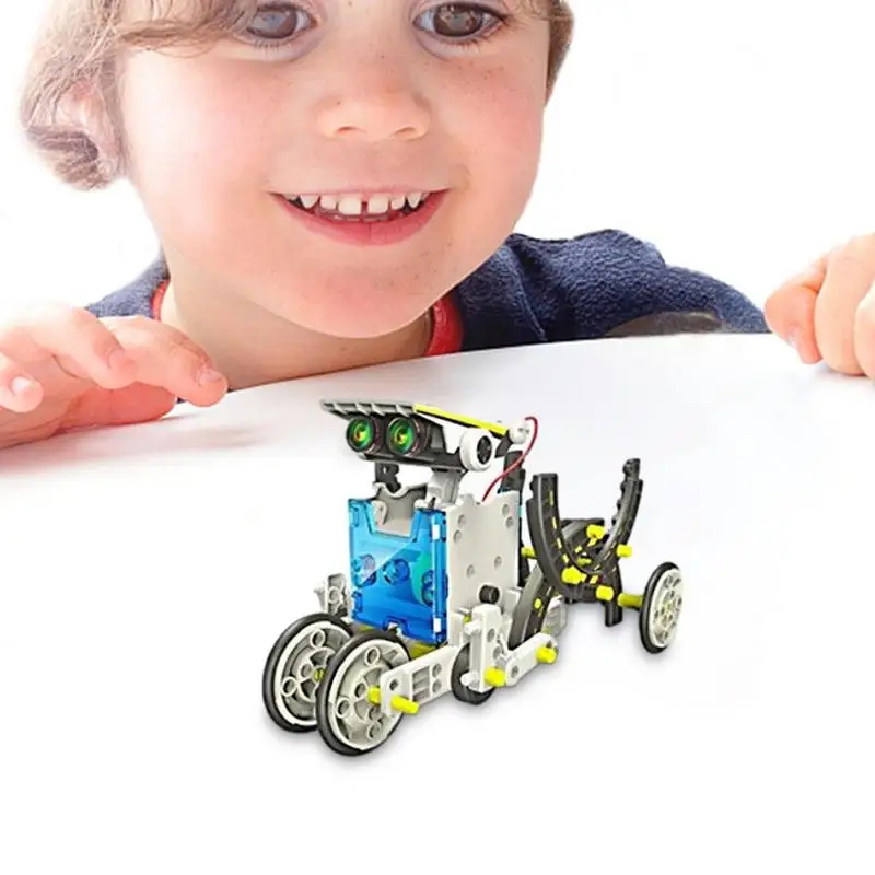 Solar Robot Kits 13 In 1 STEM Solar Robot Kit Toys Gifts STEM Educational DIY Solar Powered Building Toys
Solar Robot Kits 13 In 1 STEM Solar Robot Kit Toys Gifts STEM Educational DIY Solar Powered Building Toys