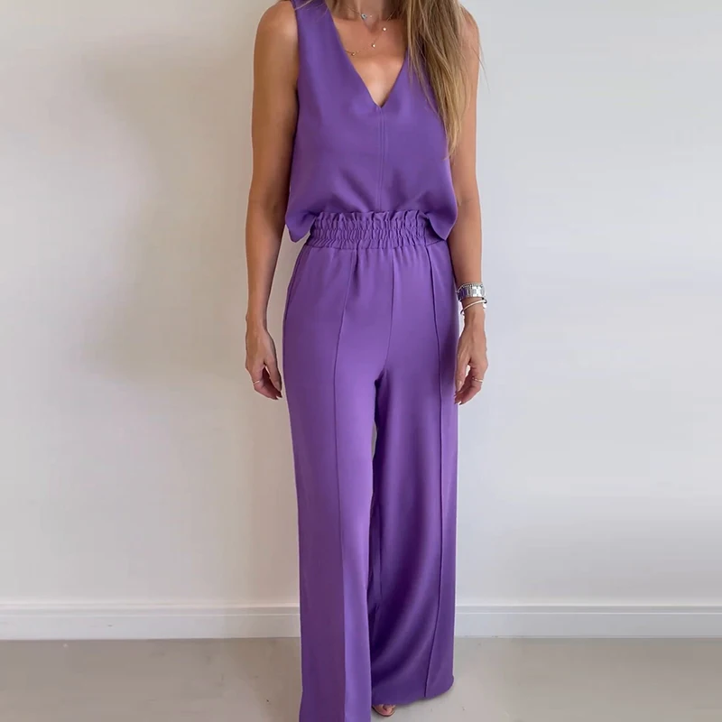 Elegant Mid Waist Ruffle Loose Solid Two Piece Set Chic Simple Summer Suit 2023 Spring Office V Neck Blouse Top Lady Outfits
Elegant Mid Waist Ruffle Loose Solid Two Piece Set Chic Simple Summer Suit 2023 Spring Office V Neck Blouse Top Lady Outfits