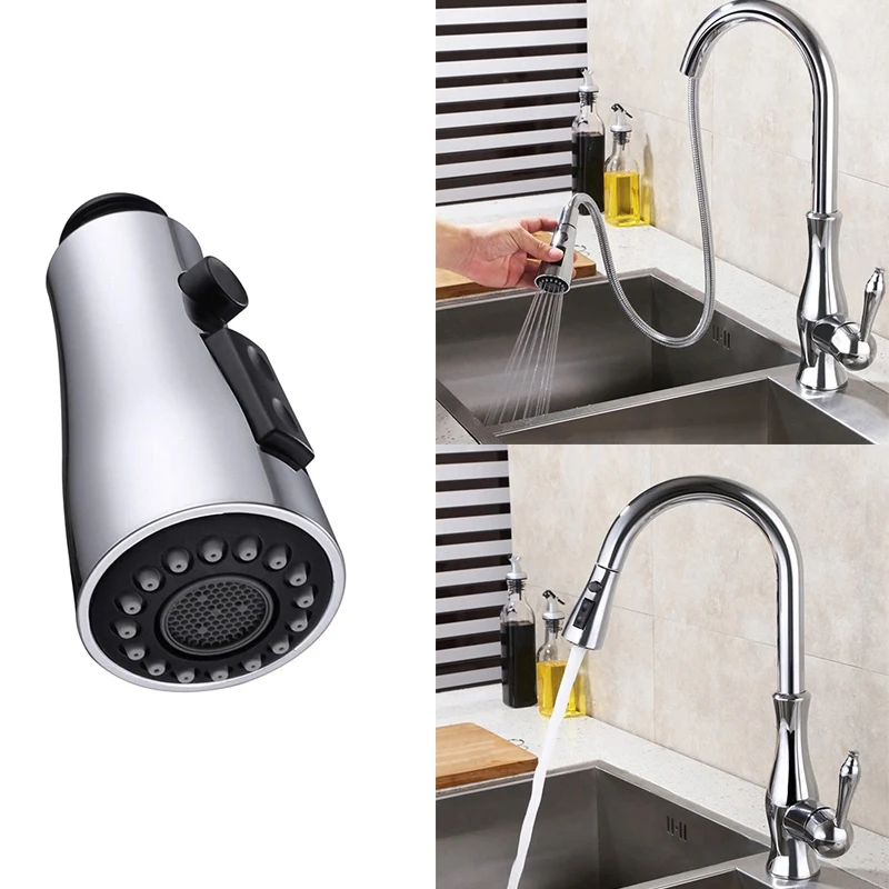 Kitchen Sink Pull Down Faucet Spray Head Nozzle Pull Out Hose Sprayer Replacement Part Faucet Head-ABUX
Kitchen Sink Pull Down Faucet Spray Head Nozzle Pull Out Hose Sprayer Replacement Part Faucet Head-ABUX