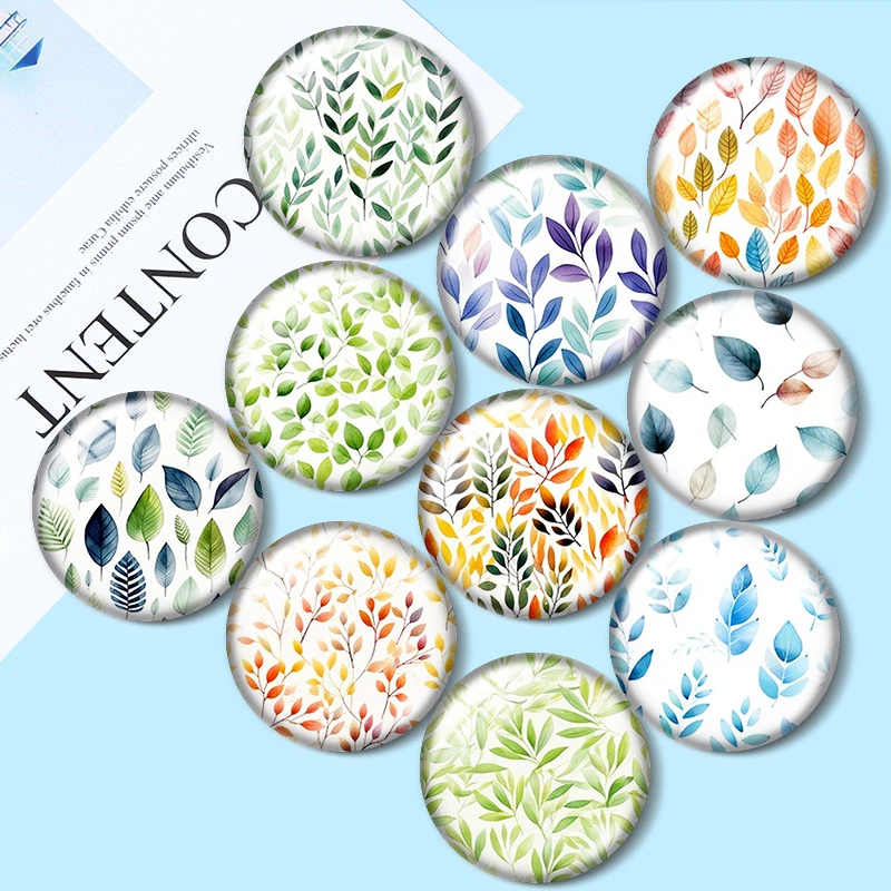 Plant leaf grassland 10pcs 12mm/16mm/18mm/25mm Round Photo Glass Cabochon Demo Flat Back Making findings
Plant leaf grassland 10pcs 12mm/16mm/18mm/25mm Round Photo Glass Cabochon Demo Flat Back Making findings