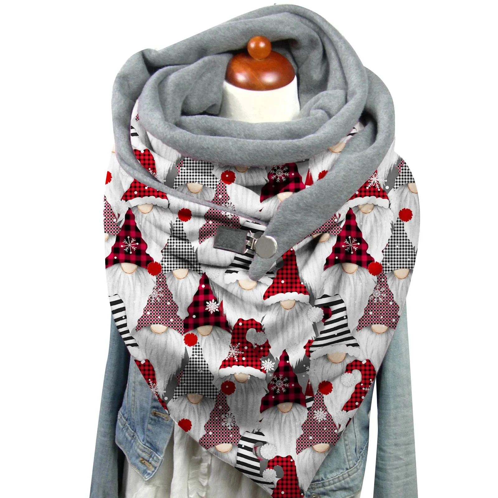 Винтажный Модный женский Рождественский шарф с принтом Санта-Клауса, Женский мягкий шарф, повседневные зимние теплые шарфы, шарф на пуговиц...
Винтажный Модный женский Рождественский шарф с принтом Санта-Клауса, Женский мягкий шарф, повседневные зимние теплые шарфы, шарф на пуговиц...