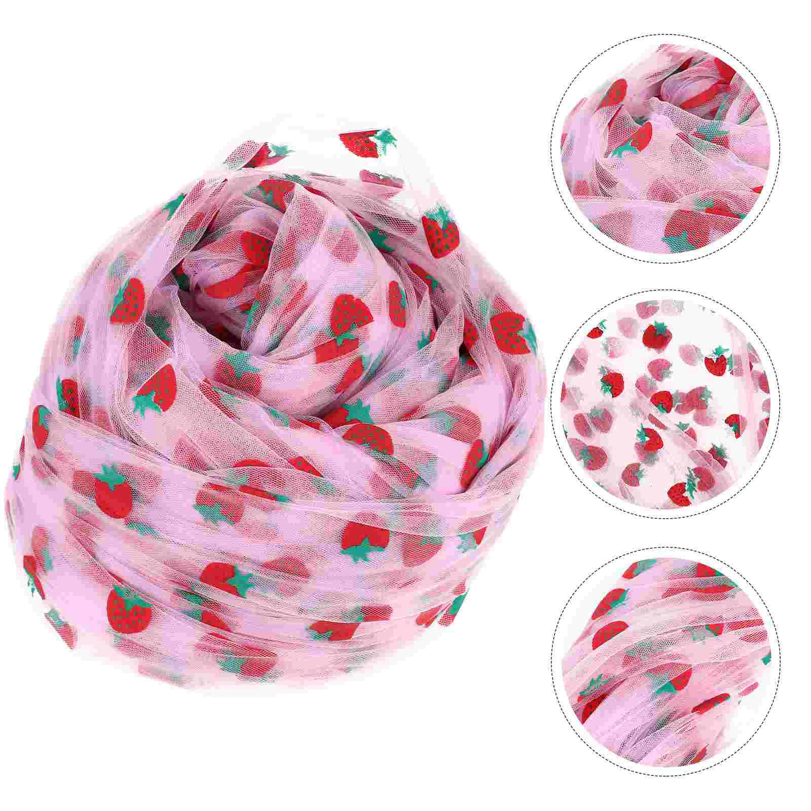 Fabric Tulle Strawberry Sewing Diy Ribbon Tutu Dress Decorative Craft Spool Headwear Delicate Wedding Mesh Giftnetting Rolls
Fabric Tulle Strawberry Sewing Diy Ribbon Tutu Dress Decorative Craft Spool Headwear Delicate Wedding Mesh Giftnetting Rolls