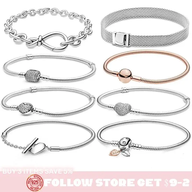 2023 Hot Sale Snake Chain Fits Original Charms Pendant Beads Classic Series 925 Silver Charms Heart Star Bracelet Women Jewelry
2023 Hot Sale Snake Chain Fits Original Charms Pendant Beads Classic Series 925 Silver Charms Heart Star Bracelet Women Jewelry