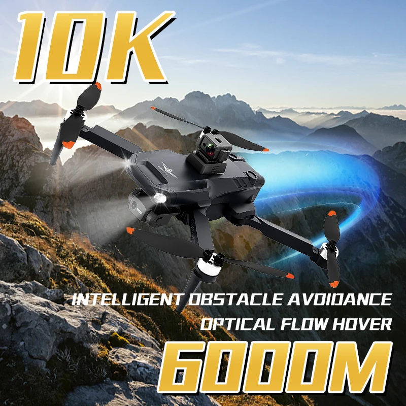 KF106 Max Drone 6KM 10k High-Definition Camera Obstacle Avoidance Optical Flow Hovering Three Axis Pan Tilt GPS Positioning
KF106 Max Drone 6KM 10k High-Definition Camera Obstacle Avoidance Optical Flow Hovering Three Axis Pan Tilt GPS Positioning