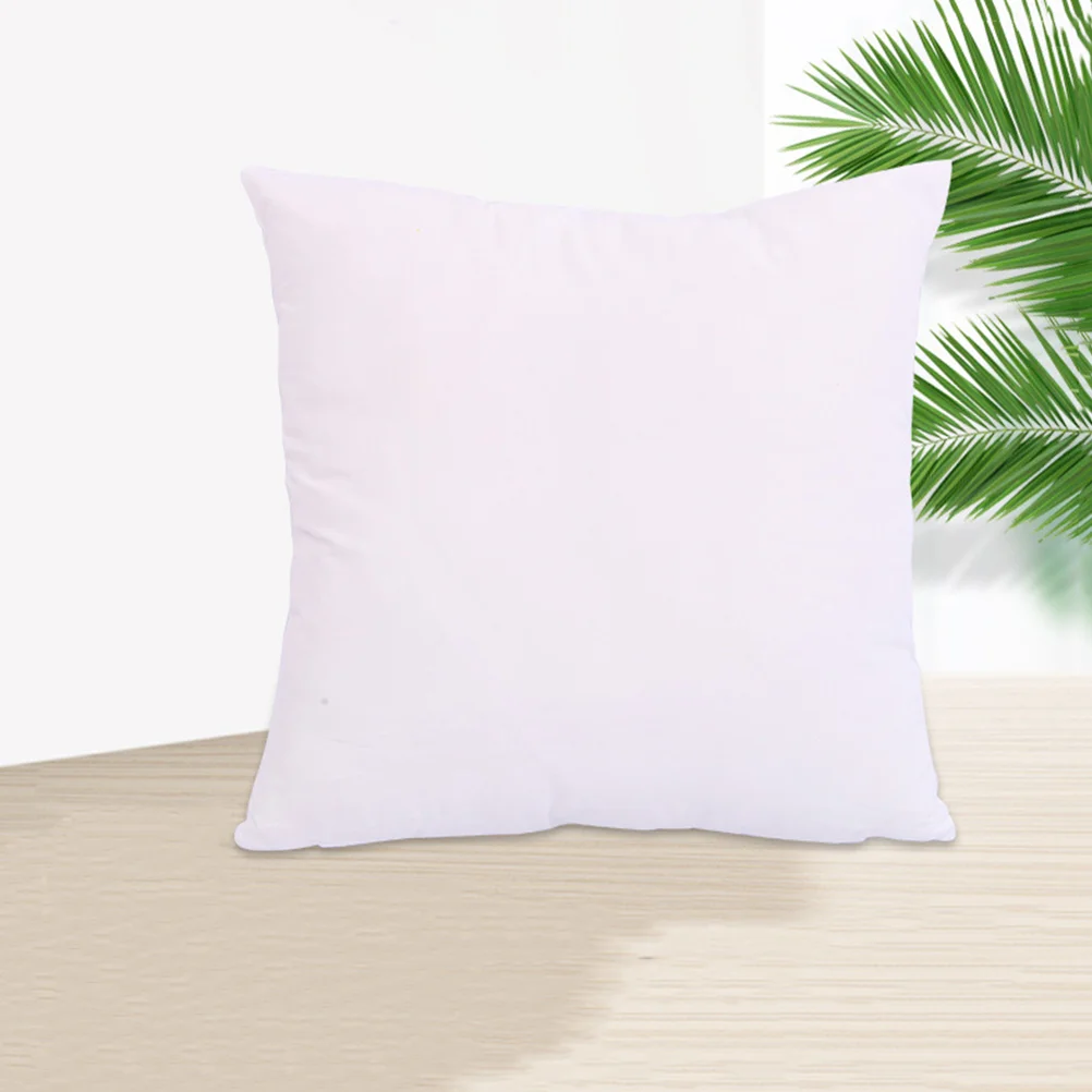 

4 Pcs Pillows Sofa Blank Throw Pillowcase Blanks Covers Sublimation Cases White Heat Transfer