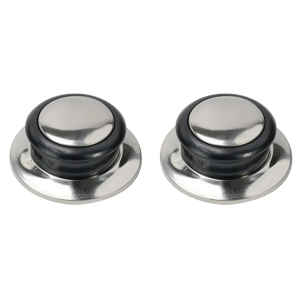 2pcs Replacement Knob Handle For Glass Lid Pot Pan Cover Cookware Kitchen Tools Black Stainless Steel Lid Knob
2pcs Replacement Knob Handle For Glass Lid Pot Pan Cover Cookware Kitchen Tools Black Stainless Steel Lid Knob