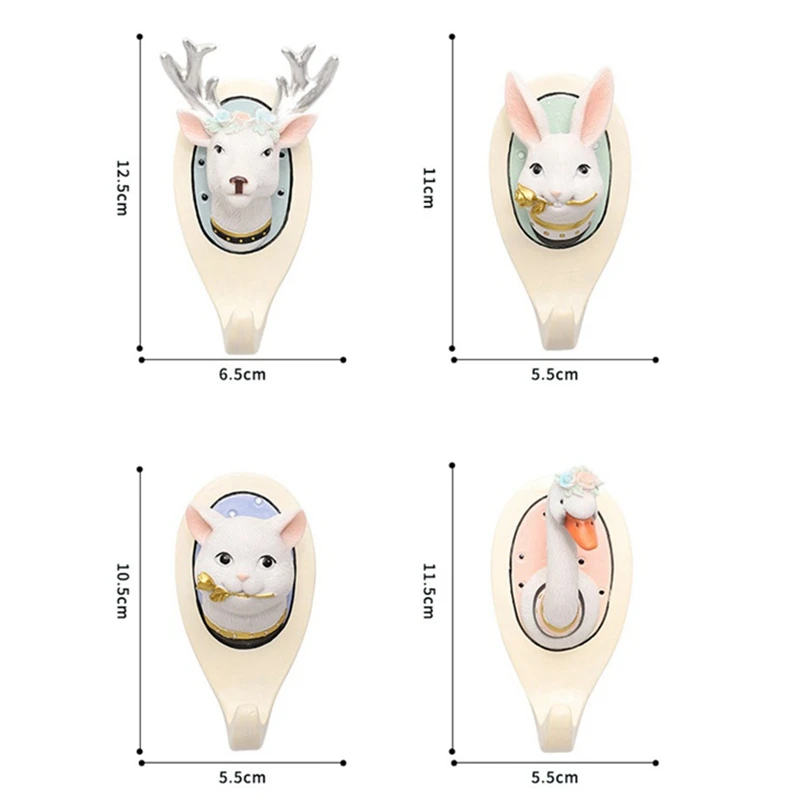 Resin Decorative Hook Animal Head Hanger Wall Decoration Living Room Coat Clothes Rack Hanger
Resin Decorative Hook Animal Head Hanger Wall Decoration Living Room Coat Clothes Rack Hanger