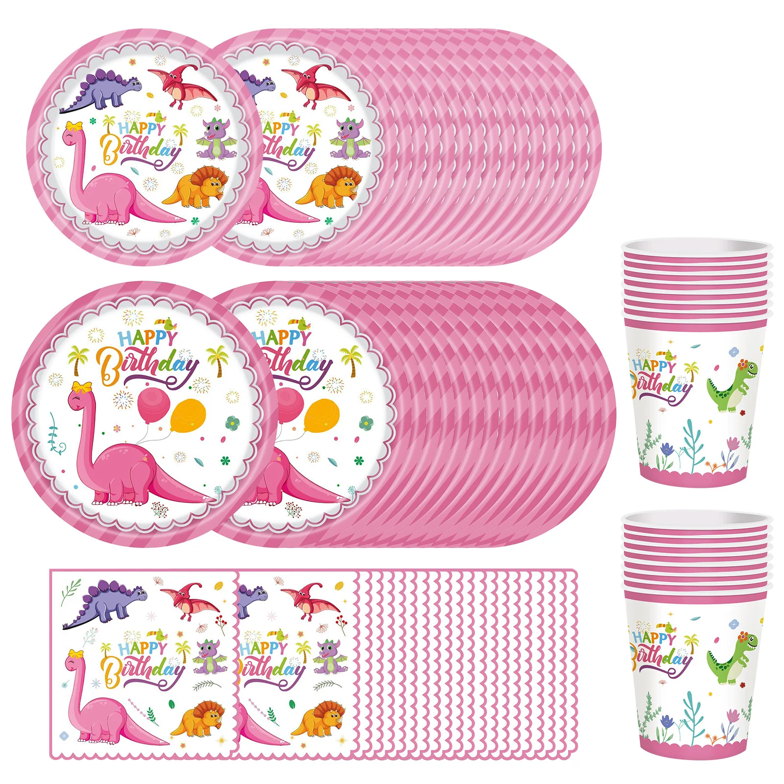Dinosaur Party Supplies One-Time Party Dinnerware Set Happy Birthday Backdrop Balloons Plates Cups Napkins Tablecloth Cutlery
Dinosaur Party Supplies One-Time Party Dinnerware Set Happy Birthday Backdrop Balloons Plates Cups Napkins Tablecloth Cutlery