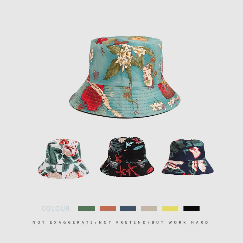 New Flower Cotton Print Wide Brim Fisherman Hat Spring and Summer Outdoor Sun Protection Sun Hat Unisex Bucket Hat Panama
New Flower Cotton Print Wide Brim Fisherman Hat Spring and Summer Outdoor Sun Protection Sun Hat Unisex Bucket Hat Panama