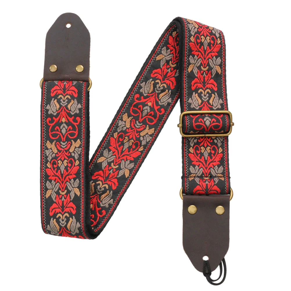 1Pc Practical Instrument Strap Guitar Acoustic Guitar Embroidered Bass Strap Belt 
1Pc Practical Instrument Strap Guitar Acoustic Guitar Embroidered Bass Strap Belt