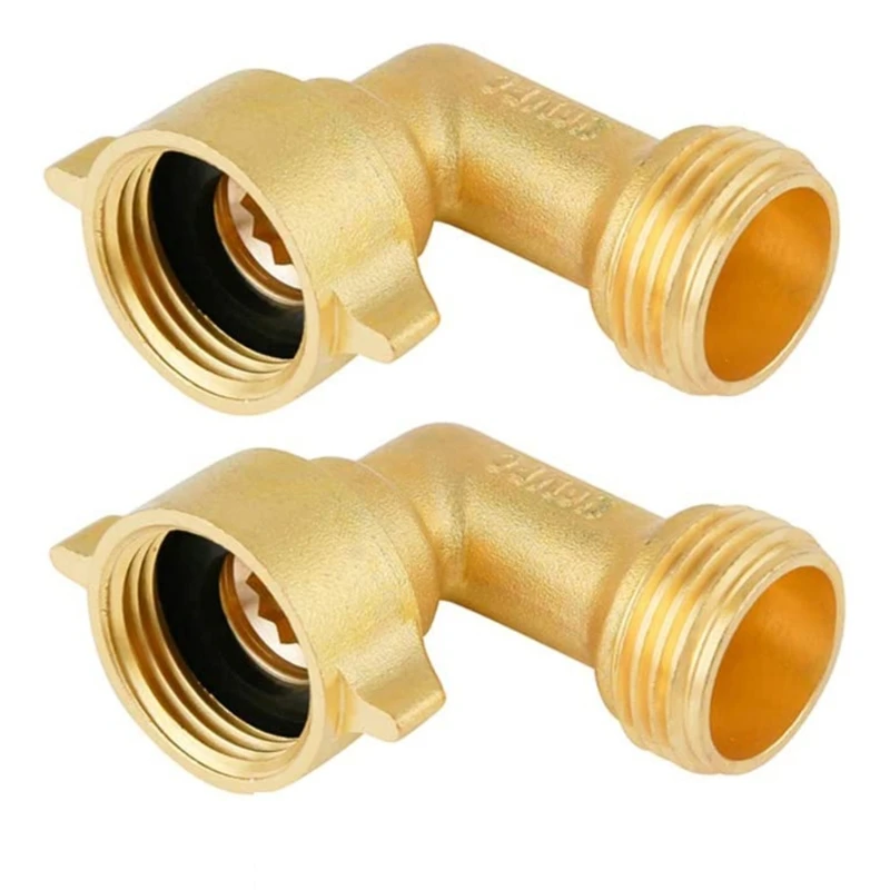Garden Hose Connector 90 Degree Elbow Solid Brass Adapter Water Pipe Bend Joint
Garden Hose Connector 90 Degree Elbow Solid Brass Adapter Water Pipe Bend Joint