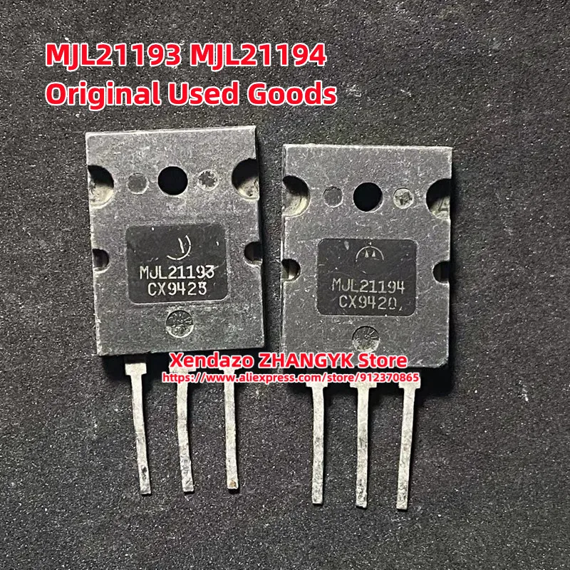 2pairs/lot Original MJL21193 MJL21194 21193 21194 TO-247 High power pairing tube
2pairs/lot Original MJL21193 MJL21194 21193 21194 TO-247 High power pairing tube