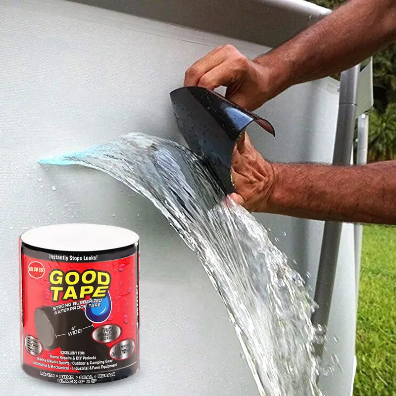 150cm Super Strong Waterproof Tape Stop Leaks Seal Repair Tape Performance Self Fix Tape Fiberfix Adhesive Insulating Duct Tape
150cm Super Strong Waterproof Tape Stop Leaks Seal Repair Tape Performance Self Fix Tape Fiberfix Adhesive Insulating Duct Tape