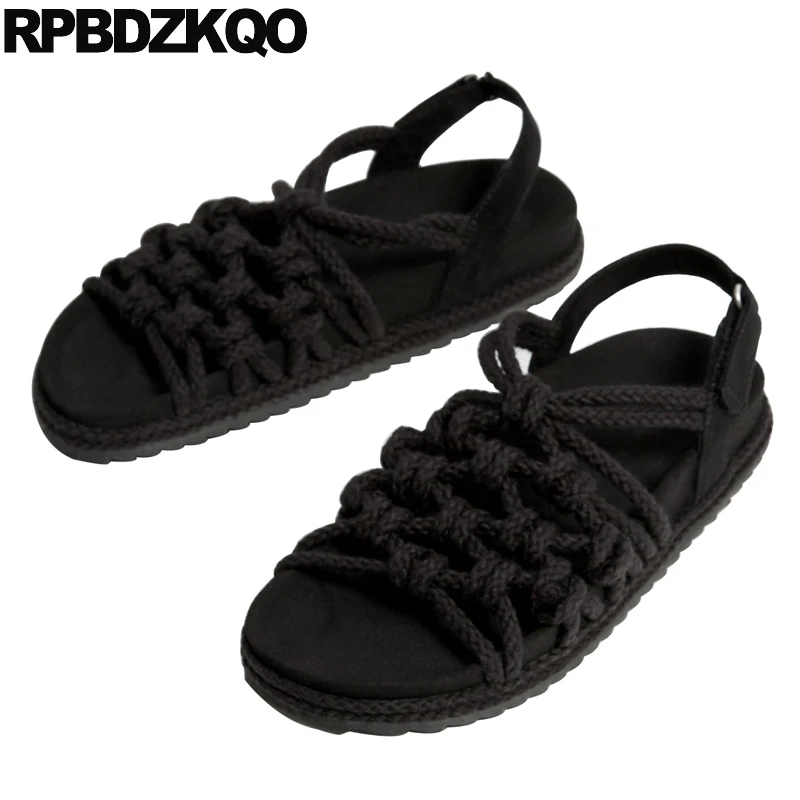 Rope Beach Braided Woven Women Sandals Strappy Gladiator Ethnic Open Toe Folk China Roman Shoes Flats Traditional Cage Bohemia
Rope Beach Braided Woven Women Sandals Strappy Gladiator Ethnic Open Toe Folk China Roman Shoes Flats Traditional Cage Bohemia