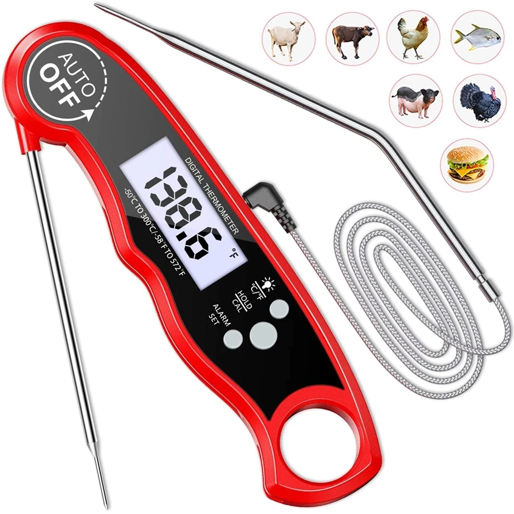 Meat Thermometer Waterproof Digital Instant Read Food Thermometer Cooking Probe BBQ Electronic Kitchen Thermometer Kitchen Tools
Meat Thermometer Waterproof Digital Instant Read Food Thermometer Cooking Probe BBQ Electronic Kitchen Thermometer Kitchen Tools