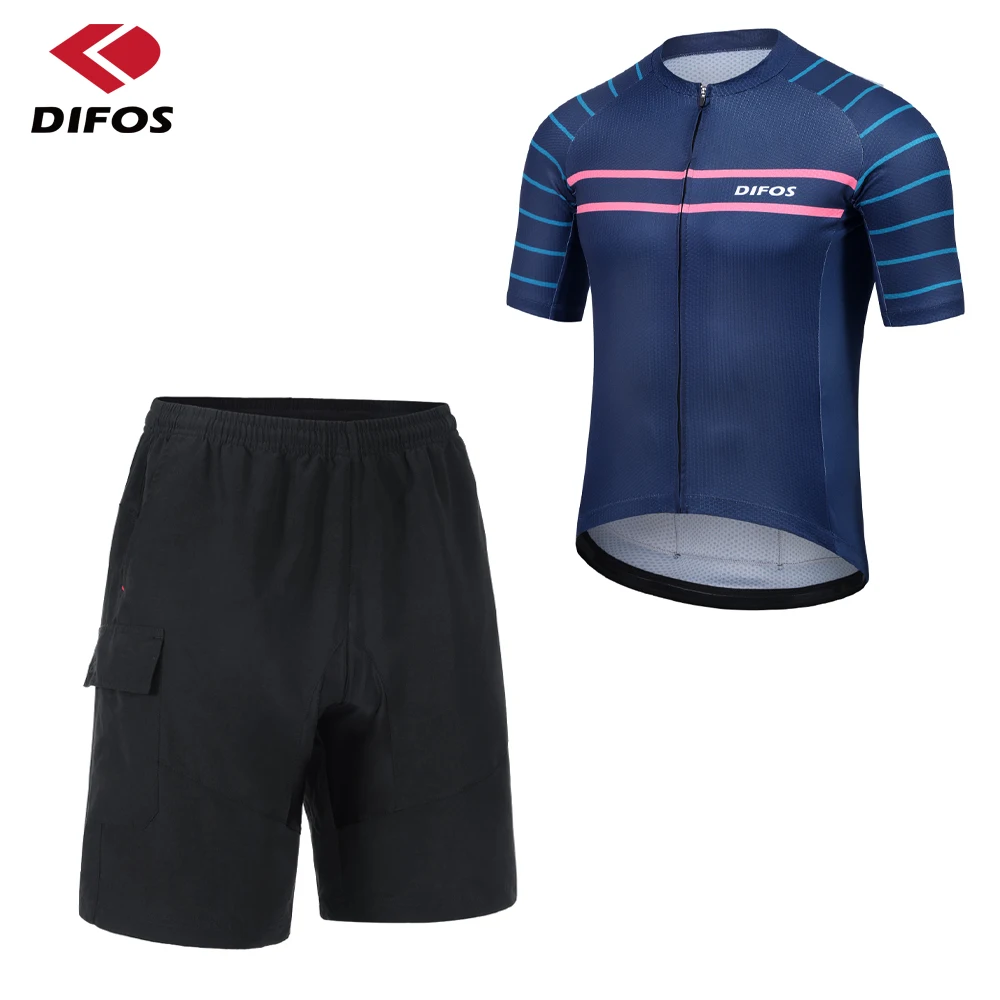 DIFOS Cycling Jersey Set Men Anti-UV MTB Mountain Bike Clothing Short Sleeve Breathable Summer Outdoor Riding Bicycle Suits 2022
DIFOS Cycling Jersey Set Men Anti-UV MTB Mountain Bike Clothing Short Sleeve Breathable Summer Outdoor Riding Bicycle Suits 2022