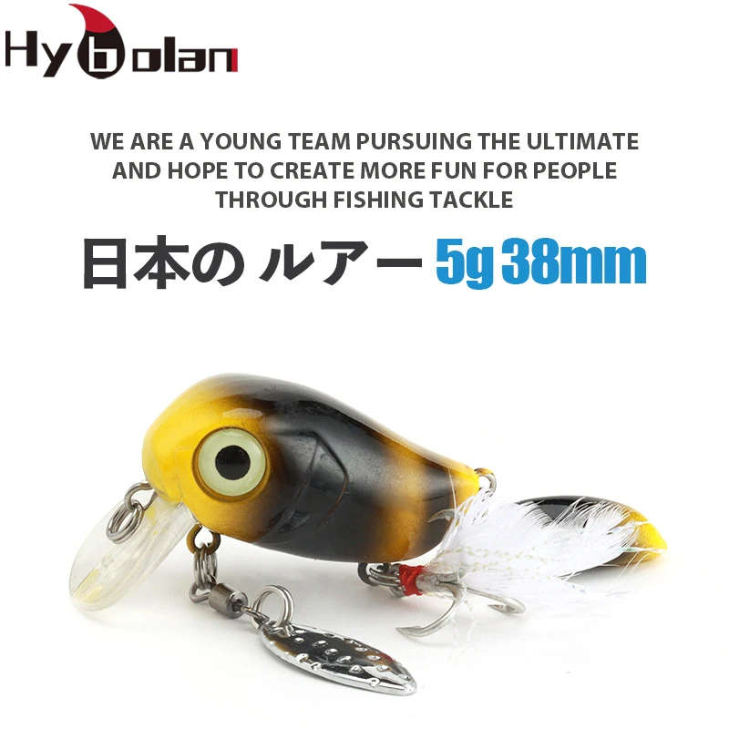 HYBOLAN NEW Fishing Lures Hard Bait Minnow Bass Artificial Bait Swim Wobbler water surface system Crankbait Tackle high Quality
HYBOLAN NEW Fishing Lures Hard Bait Minnow Bass Artificial Bait Swim Wobbler water surface system Crankbait Tackle high Quality