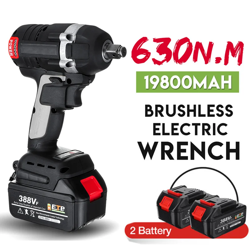 Электрический ударный гайковерт Drillpro 388vf, бесщеточный электроинструмент для дома, аккумулятор Li 19800Amh для Makita, 18 в
Электрический ударный гайковерт Drillpro 388vf, бесщеточный электроинструмент для дома, аккумулятор Li 19800Amh для Makita, 18 в