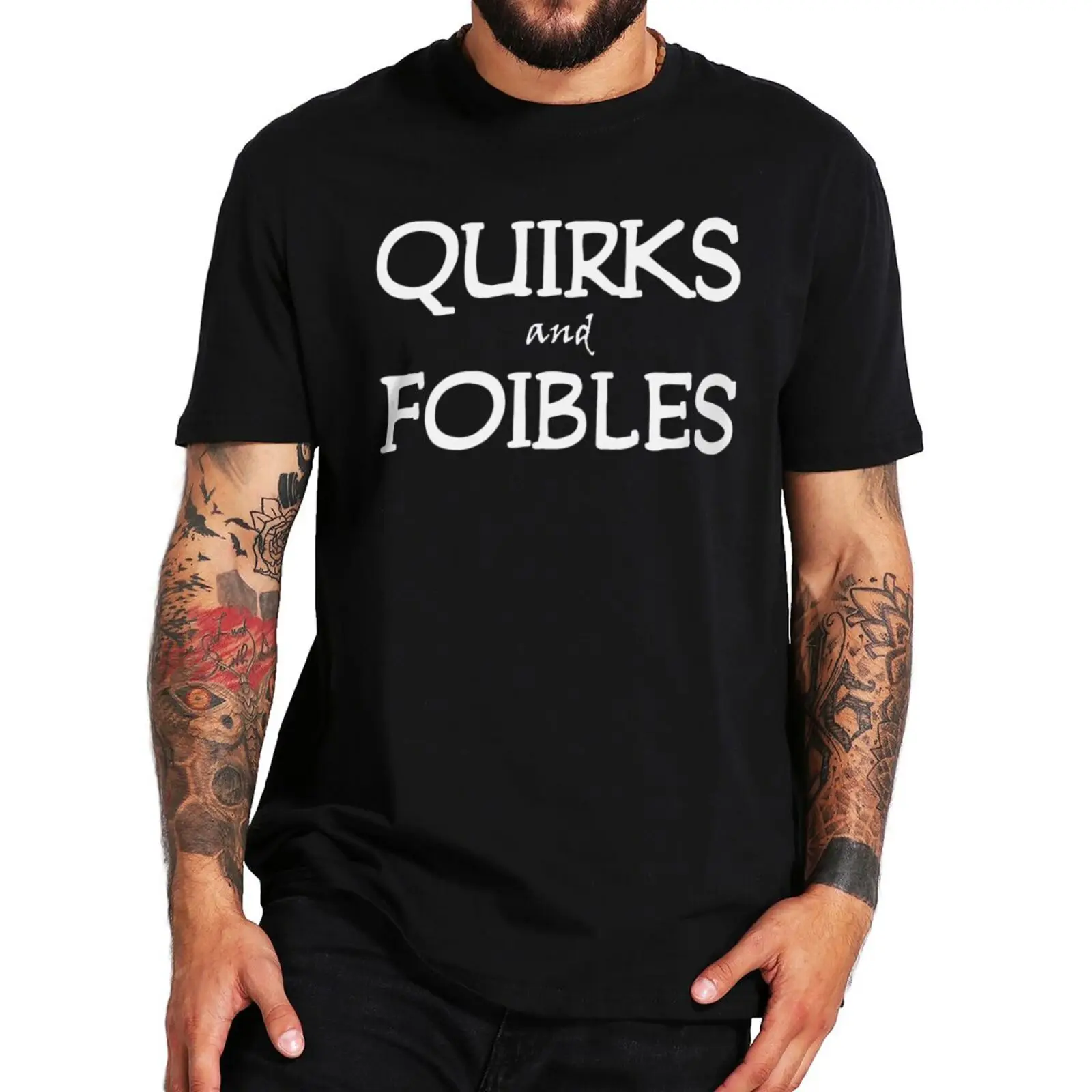 Quirks And Foibles T Shirt Funny Literary Words Design Short Sleeve 100% Cotton Premium Summer EU Size Soft Men T-shirt
Quirks And Foibles T Shirt Funny Literary Words Design Short Sleeve 100% Cotton Premium Summer EU Size Soft Men T-shirt