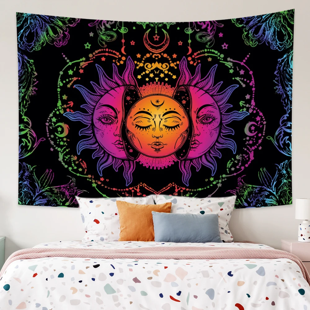Mandala Sun And Moon Watercolor Tapestry Tarot Hippie Wall Rugs Room Dorm Bedroom Home Art Aesthetic Decor Wall Hanging Blanket
Mandala Sun And Moon Watercolor Tapestry Tarot Hippie Wall Rugs Room Dorm Bedroom Home Art Aesthetic Decor Wall Hanging Blanket