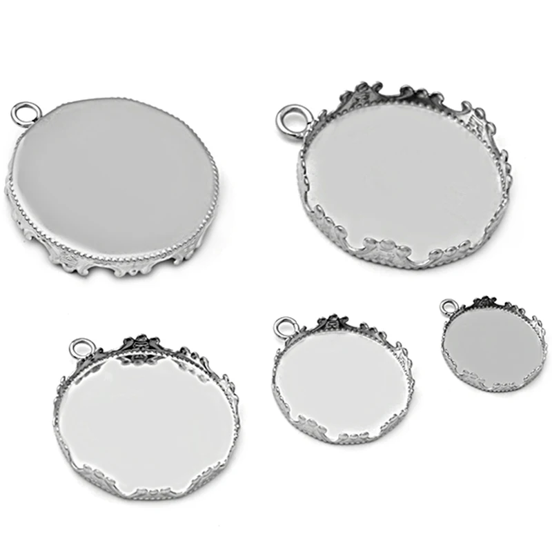 20pcs Pure Stainless Steel Fittings Internal Diameter 12MM-15MM-20MM-25MM Crown Blank Pendant Time Jewel Tray
20pcs Pure Stainless Steel Fittings Internal Diameter 12MM-15MM-20MM-25MM Crown Blank Pendant Time Jewel Tray