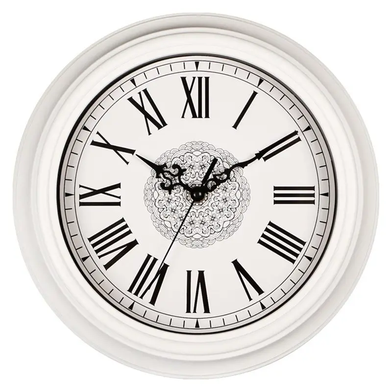 12-Inch Silent Non-Ticking Round Wall Clocks, Decorative Vintage Style Roman Numeral Clock Home Kitchen/Living Room/ Bedroom (Wh
12-Inch Silent Non-Ticking Round Wall Clocks, Decorative Vintage Style Roman Numeral Clock Home Kitchen/Living Room/ Bedroom (Wh