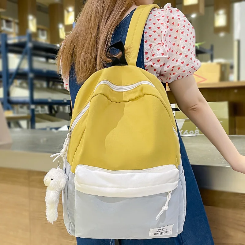 Canvas Trendy Female Laptop Leisure College Backpack Ladies Student Bag Cool Girl Travel Book Backpack Fashion Women School Bags
Canvas Trendy Female Laptop Leisure College Backpack Ladies Student Bag Cool Girl Travel Book Backpack Fashion Women School Bags