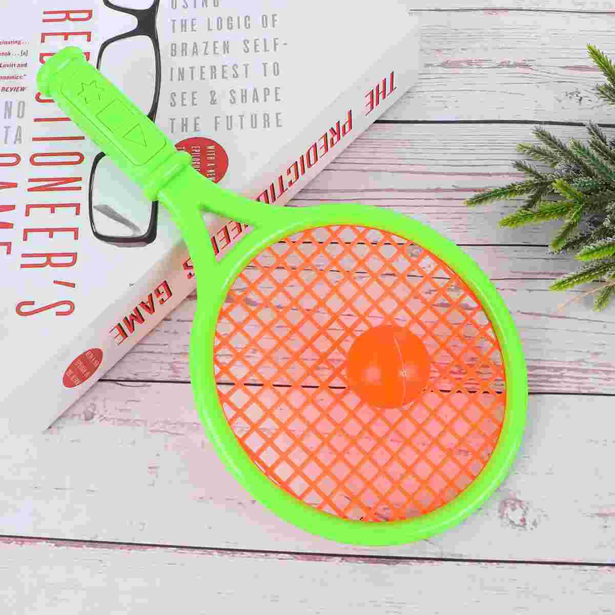 1 Pair of Children's Tennis Racket Kids Plastic Badminton Rackets Game Props for Kindergarten Primary School (Size S Random
1 Pair of Children's Tennis Racket Kids Plastic Badminton Rackets Game Props for Kindergarten Primary School (Size S Random