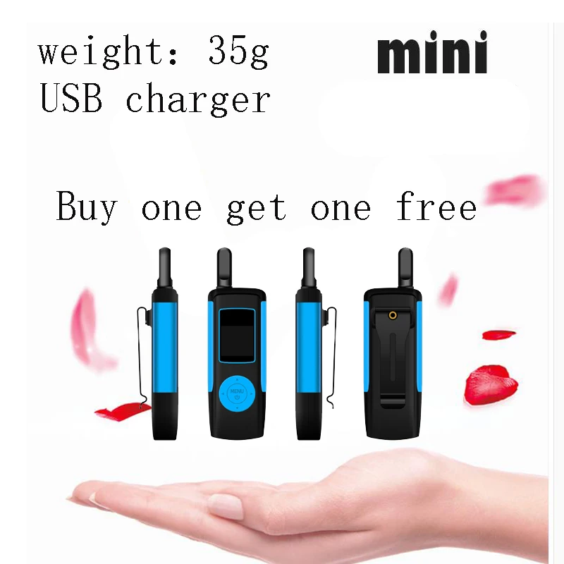 2PCS Walkie Talkies Rechargeable Adults Mini 2 Way Radio Long Range with Earpiece Dual PTT Hands Free Metal Clip
2PCS Walkie Talkies Rechargeable Adults Mini 2 Way Radio Long Range with Earpiece Dual PTT Hands Free Metal Clip