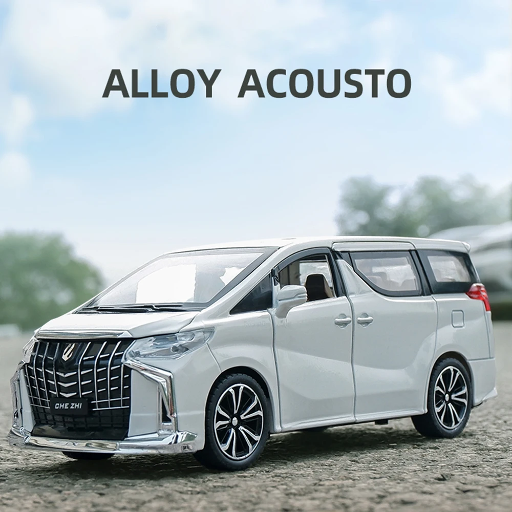 1/24 TOYOTA Alphard Alloy Diecasts Car Models Toys Metal Luxury Station Wagon 6 Doors Open Pull Back Vehicle Toys For Children
1/24 TOYOTA Alphard Alloy Diecasts Car Models Toys Metal Luxury Station Wagon 6 Doors Open Pull Back Vehicle Toys For Children