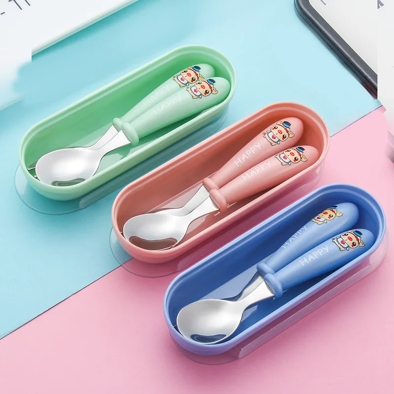 304 Stainless Steel Children Spoon Forks Box KidsKids Cutlery Portable Baby Feeding Utensils Baby Spoons Baby Tableware Set
304 Stainless Steel Children Spoon Forks Box KidsKids Cutlery Portable Baby Feeding Utensils Baby Spoons Baby Tableware Set