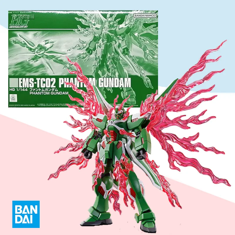 

Bandai Original BOX PB Limited HG 1/144 EMS-TC02 PHANTOM GUNDAM Full Action Anime Robot model kit Assembly toy gift for kids